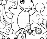 Coloriage et dessins gratuit Pokémon Charmander à imprimer