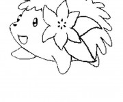 Coloriage et dessins gratuit Pokémon Shaymin à imprimer
