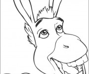 Coloriage et dessins gratuit Shrek: L'âne à imprimer