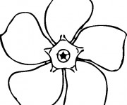 Coloriage et dessins gratuit Fleur facile à imprimer