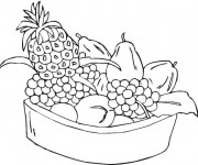 Coloriage et dessins gratuit Fruits à télécharger à imprimer