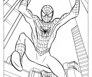 Coloriage et dessins gratuit Spiderman Homecoming à imprimer