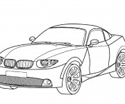 Coloriage et dessins gratuit BMW I8 à imprimer