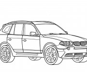 Coloriage et dessins gratuit BMW x6 à colorier à imprimer