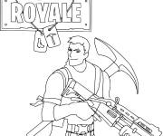 Coloriage Fortnite Bataille Royale
