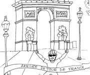 Coloriage et dessins gratuit Champs-Élysées à imprimer