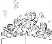 Coloriage Personnages Minecraft