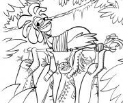 Coloriage et dessins gratuit Les Rois de la glisse Joe humoristique à imprimer
