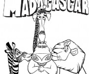 Coloriage Madagascar film