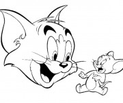 Coloriage et dessins gratuit Tom et Jerry online à imprimer