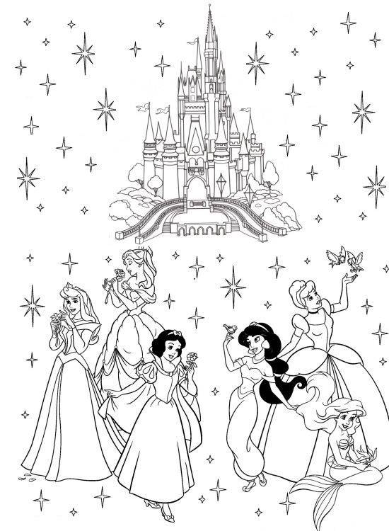 coloriages Princesses Disney