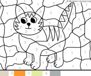 Coloriage et dessins gratuit Magique Facile Un chat à imprimer