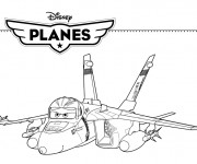Coloriage et dessins gratuit Planes  Bravo Pixar à imprimer