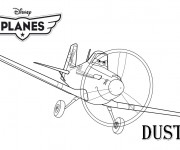 Coloriage et dessins gratuit Planes Dusty Pixar à imprimer