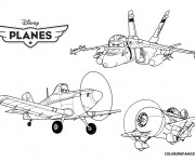 Coloriage et dessins gratuit Planes Dusty Série pour enfant à imprimer