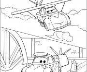 Coloriage et dessins gratuit Planes Dusty voiture Volante à imprimer