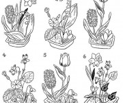 Coloriage et dessins gratuit Fleuriste 11 à imprimer