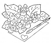 Coloriage et dessins gratuit Fleuriste 14 à imprimer