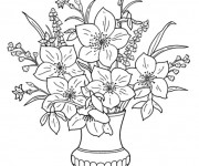 Coloriage et dessins gratuit Fleuriste 15 à imprimer