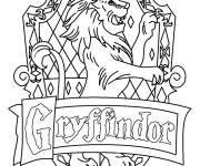 Coloriage harry potter Gryffindor