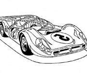 Coloriage et dessins gratuit Un Automobile de luxe de sport à imprimer