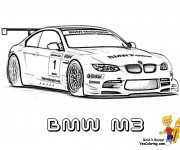 Coloriage et dessins gratuit BMW M3 à imprimer