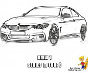 Coloriage BMW series M coupé