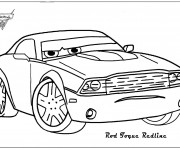 Coloriage Auto Rod dessin animé