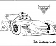 Coloriage et dessins gratuit Cars de course Rip à imprimer