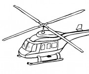 Coloriage Hélicoptère russe