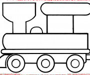 Coloriage Locomotive